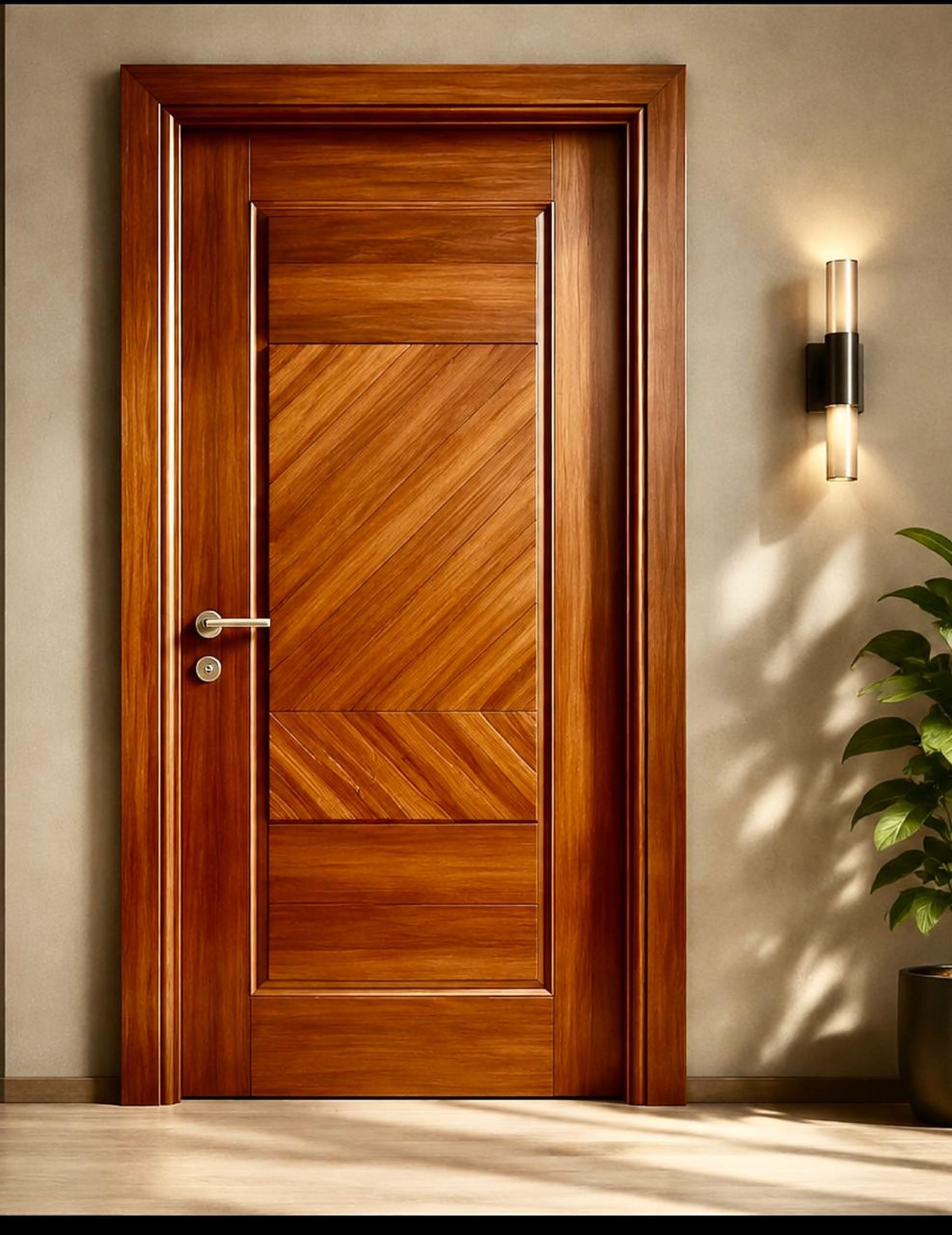 Chevron — Design Veneer Flush Door